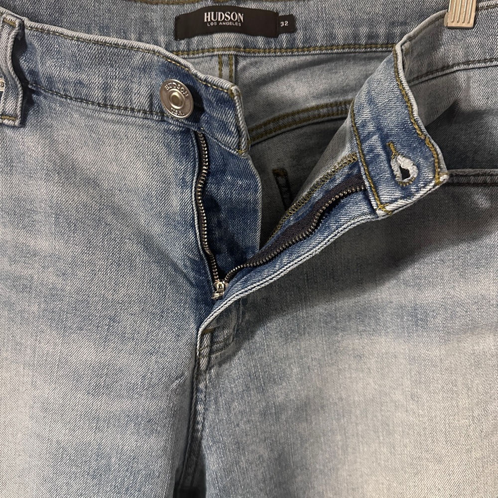 Hudson Jeans Light Blue Ankle & Cropped Denim - Picture 6 of 6